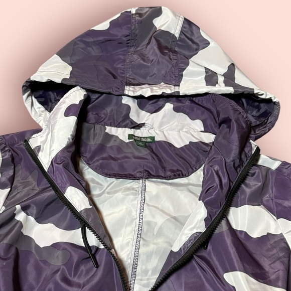 Wild Fable Women's Purple Camo Windbreaker Jacket Size M - Picture 3 of 7